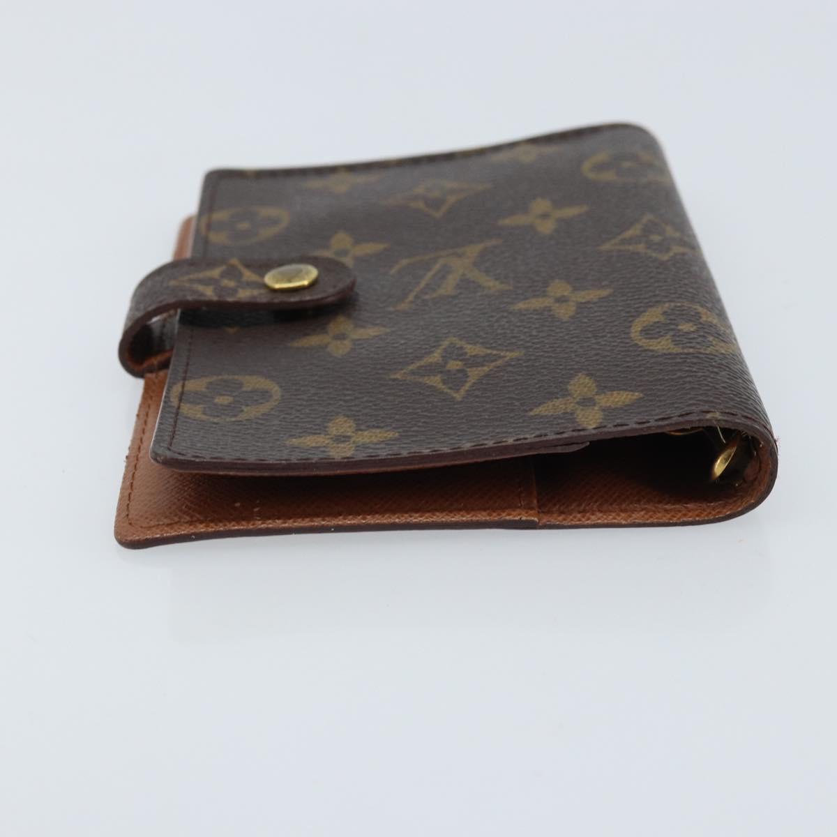 LOUIS VUITTON Monogram Agenda PM Day Planner Cover R20005 LV Auth BA10968