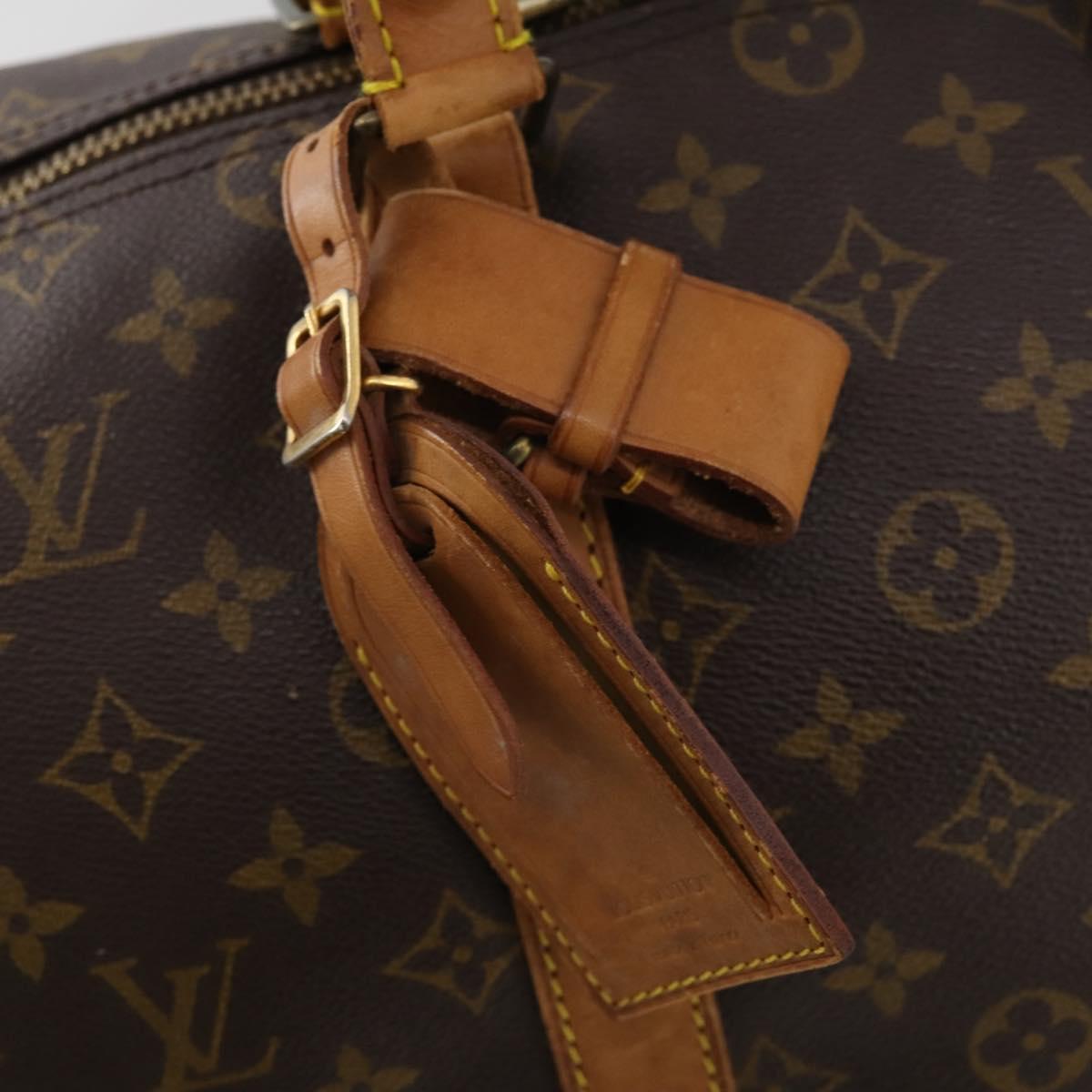 LOUIS VUITTON Monogram Keepall Bandouliere 45 Boston Bag M41418 LV Auth BA10975