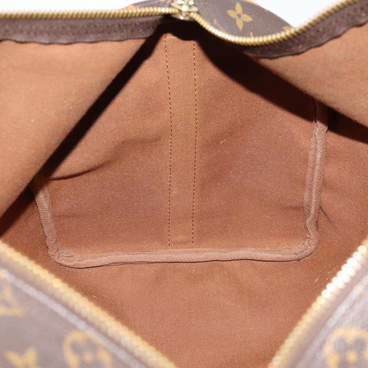 LOUIS VUITTON Monogram Keepall Bandouliere 45 Boston Bag M41418 LV Auth BA10975