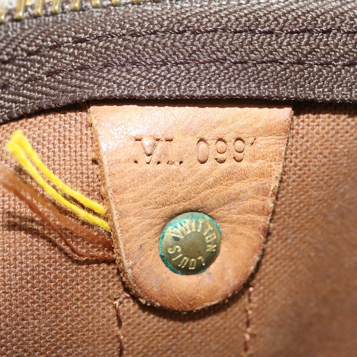 LOUIS VUITTON Monogram Keepall Bandouliere 45 Boston Bag M41418 LV Auth BA10975