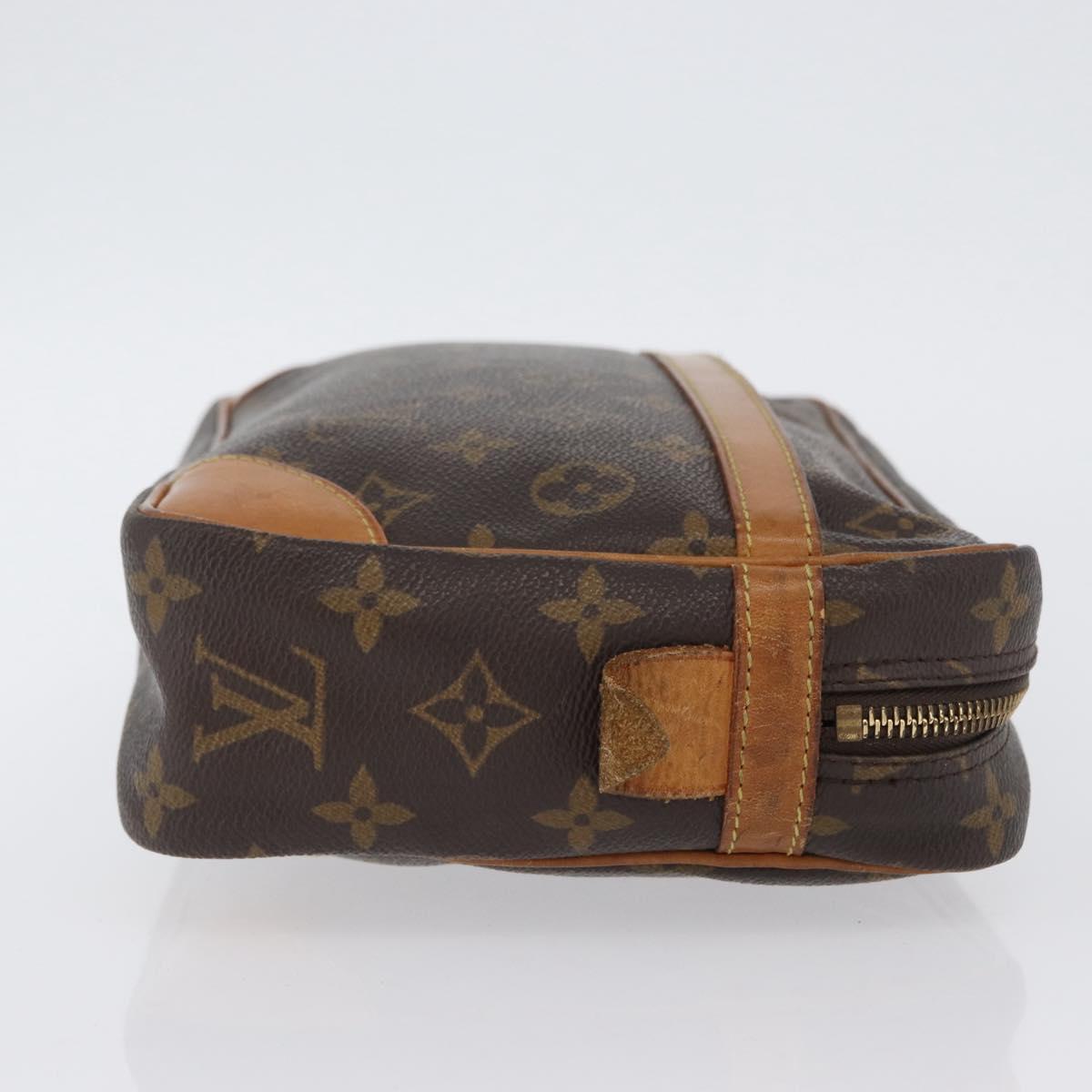 LOUIS VUITTON Monogram Compiegne 28 Clutch Bag M51845 LV Auth BA10976
