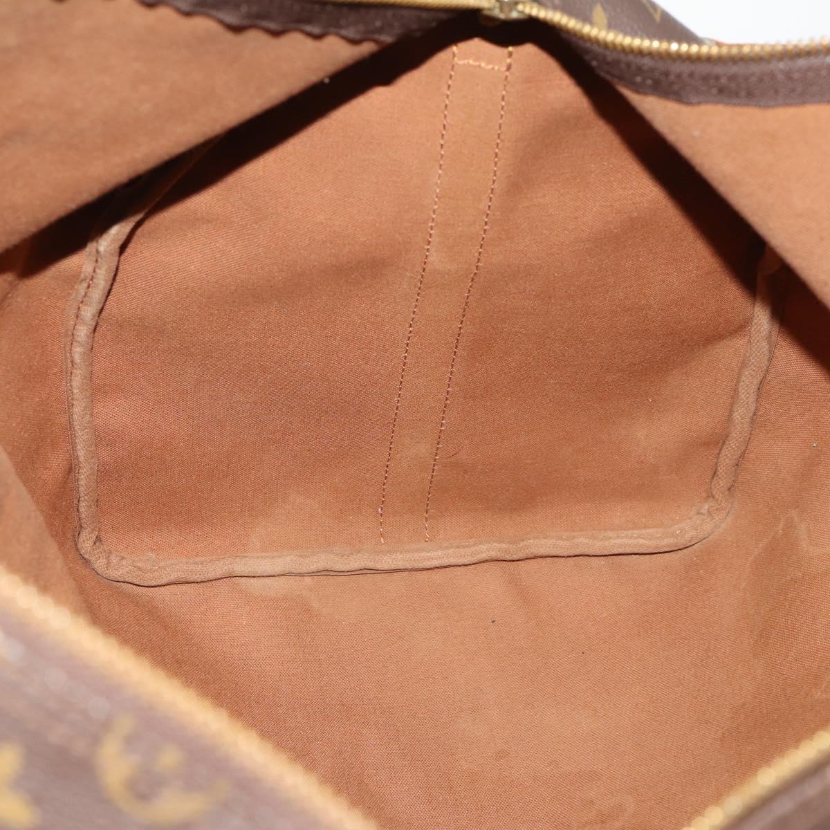 LOUIS VUITTON Monogram Keepall Bandouliere 55 Boston Bag M41414 LV Auth BA10979