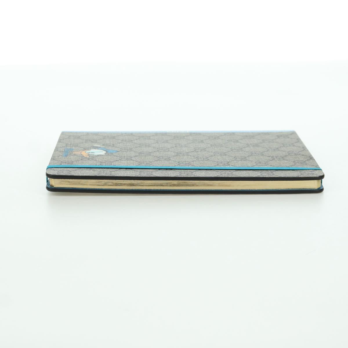 GUCCI GG Supreme Donald Paper Stationery PVC Beige Auth BA10983M