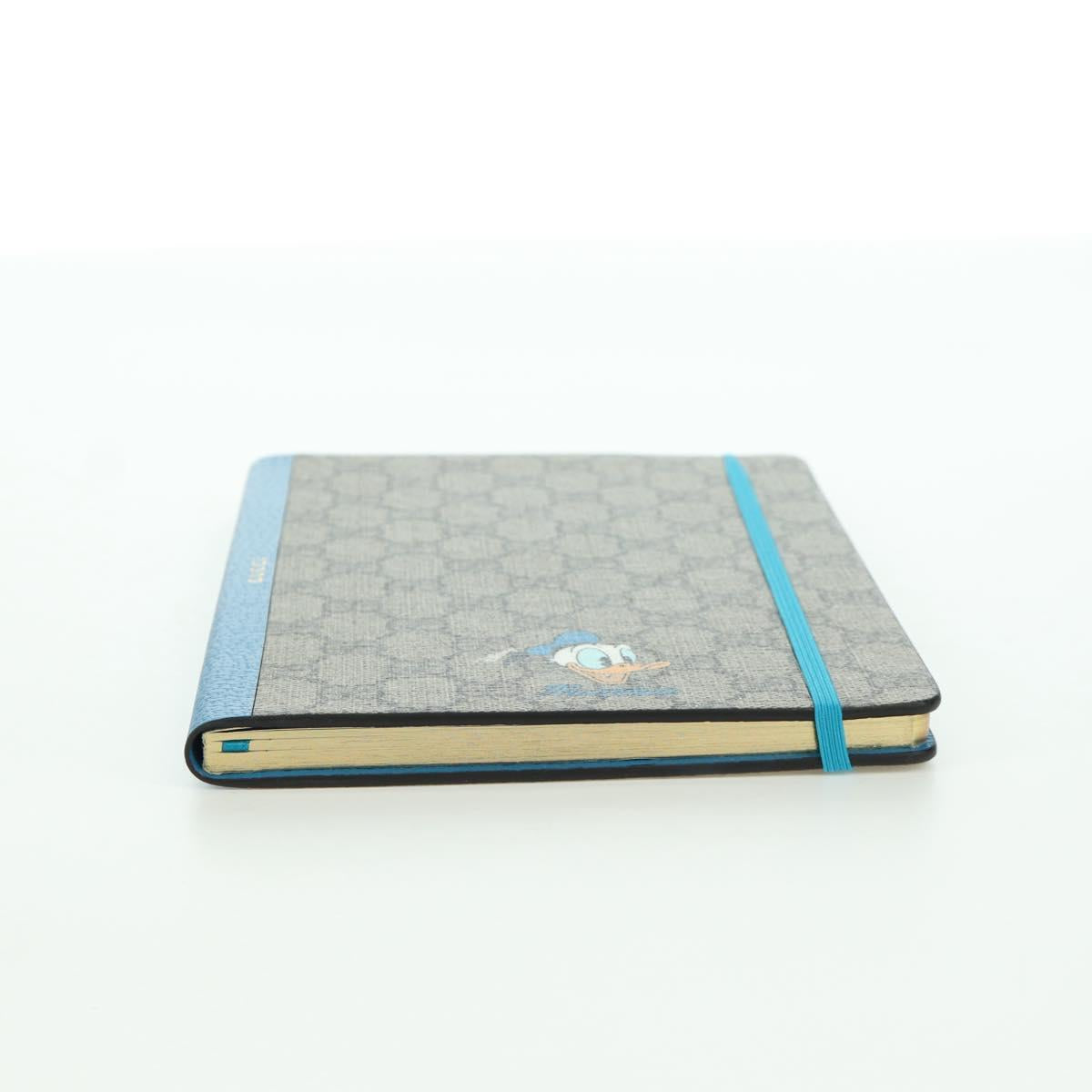 GUCCI GG Supreme Donald Paper Stationery PVC Beige Auth BA10983M
