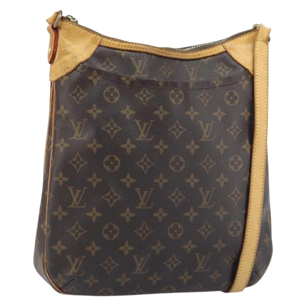 LOUIS VUITTON Monogram Odeon MM Shoulder Bag M56389 LV Auth BA10989