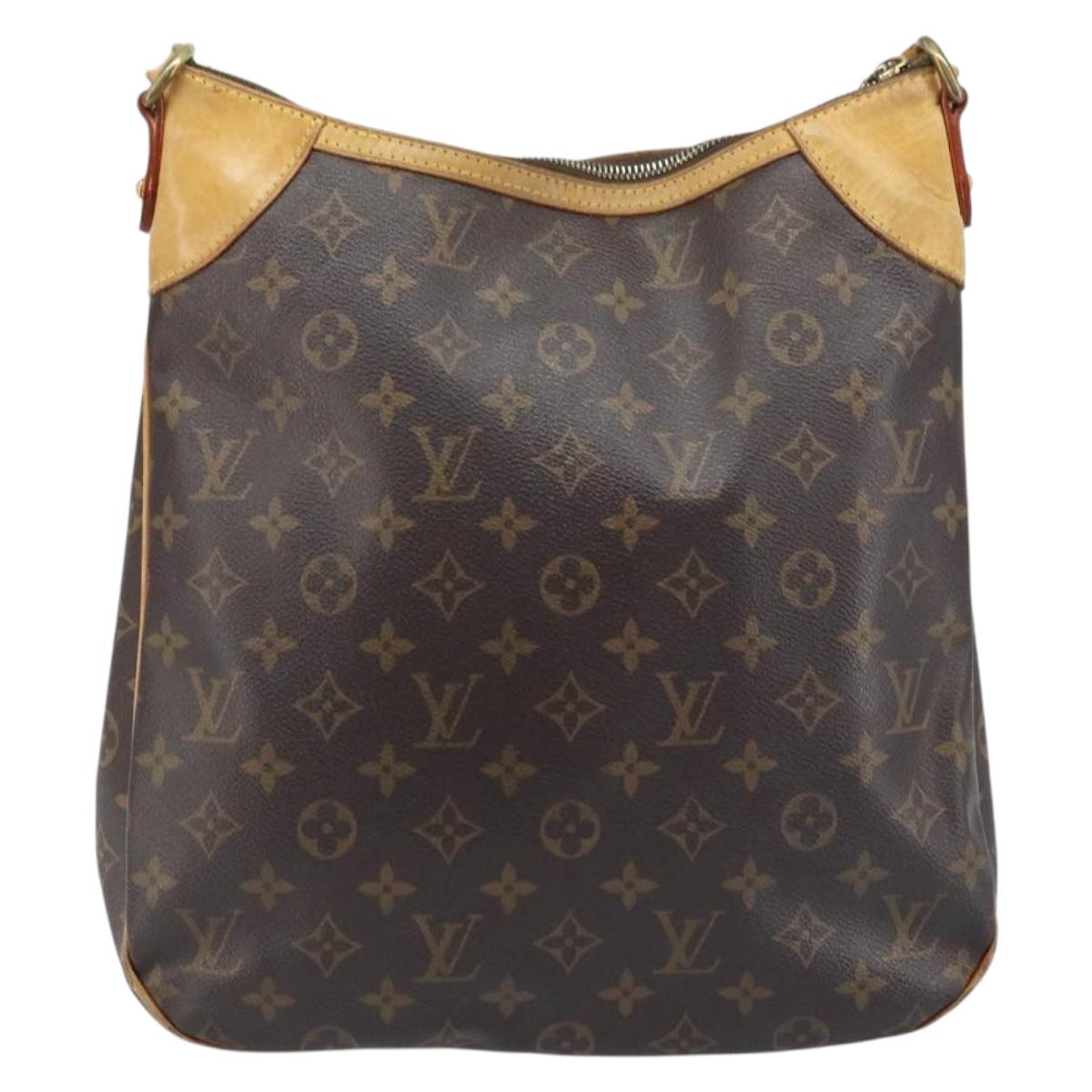 LOUIS VUITTON Monogram Odeon MM Shoulder Bag M56389 LV Auth BA10989