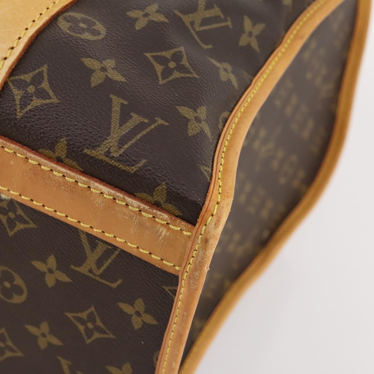 LOUIS VUITTON Monogram Sac Shan 40 Pet Carry M42024 LV Auth BA10990