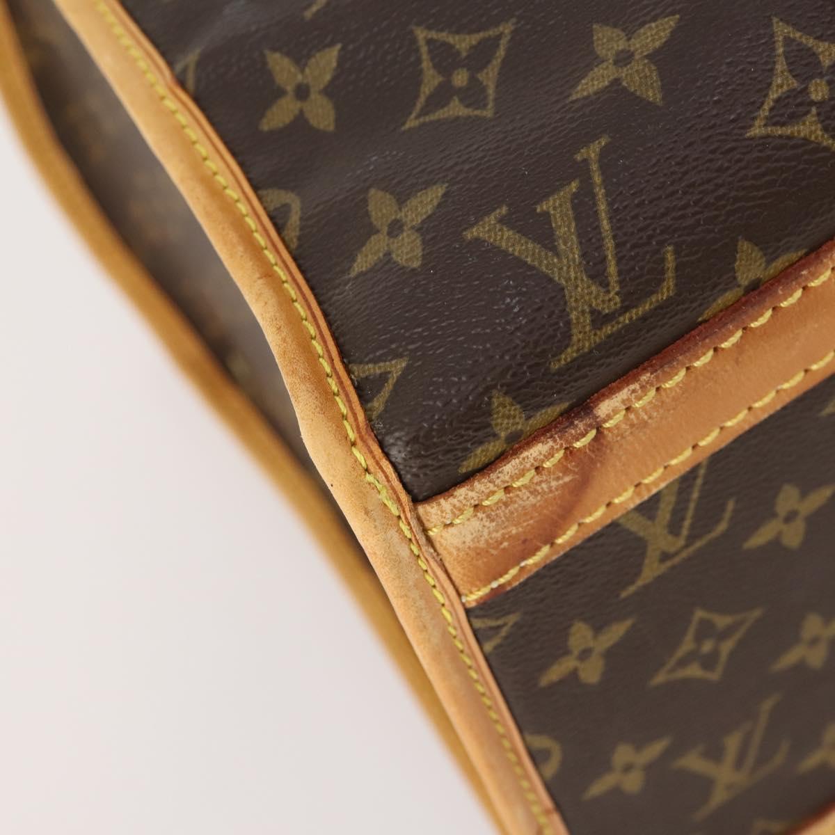 LOUIS VUITTON Monogram Sac Shan 40 Pet Carry M42024 LV Auth BA10990