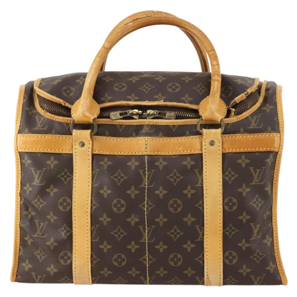 LOUIS VUITTON Monogram Sac Shan 40 Pet Carry M42024 LV Auth BA10990