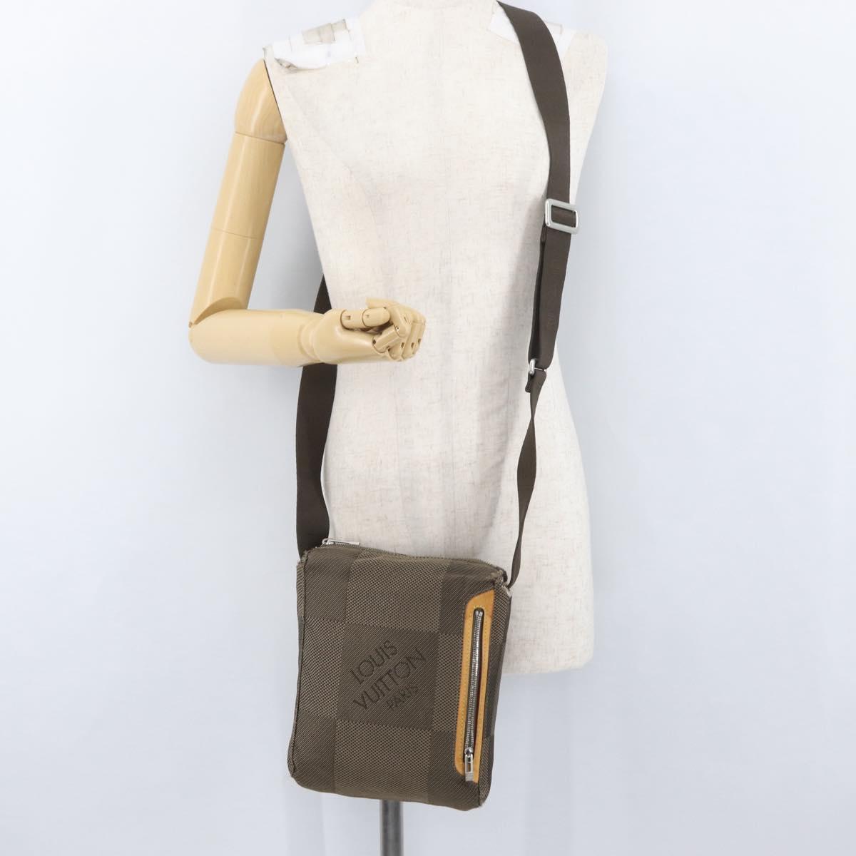 LOUIS VUITTON Damier Geant Sitadan PM Shoulder Bag Tail M93043 LV Auth BA10991