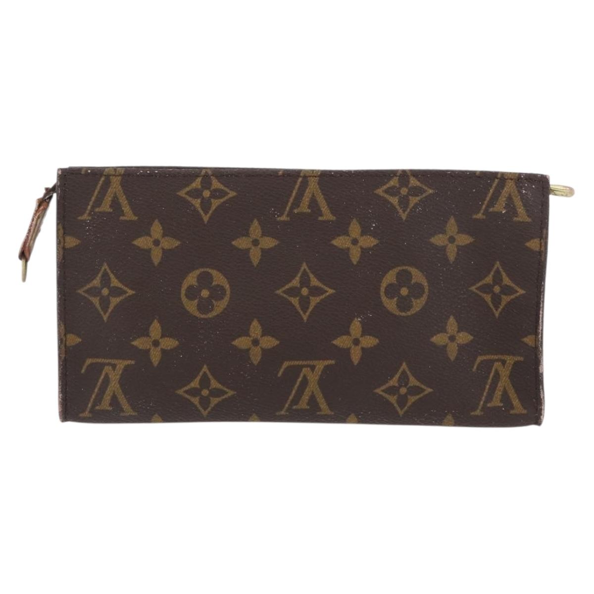 LOUIS VUITTON Monogram Bucket GM Accessory Pouch LV Auth BA10993