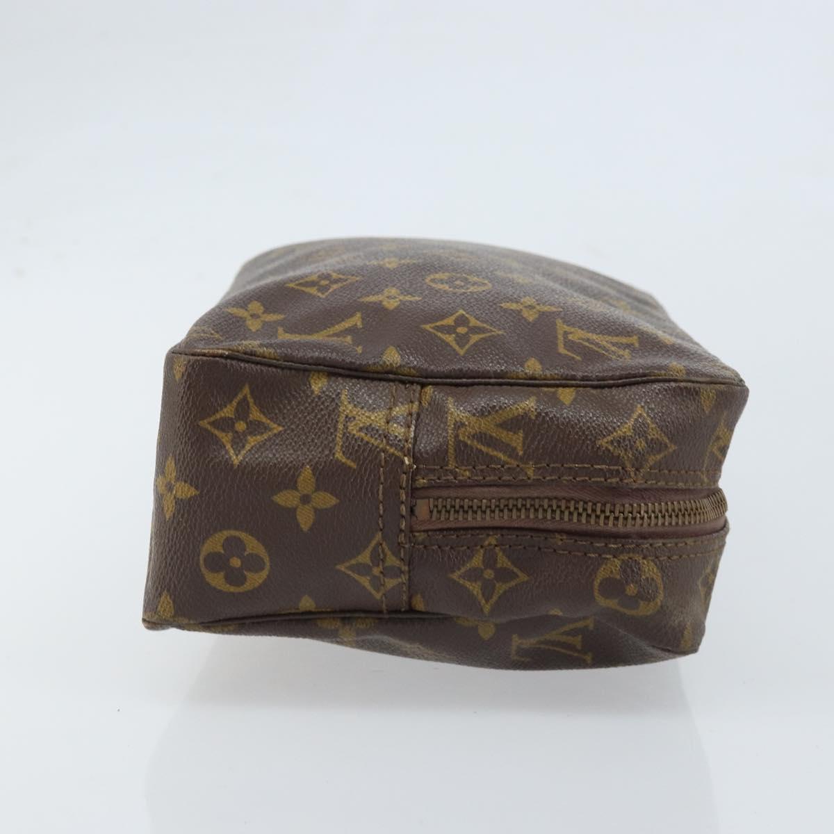 LOUIS VUITTON Monogram Trousse Toilette 28 Clutch Bag M47522 LV Auth BA10997