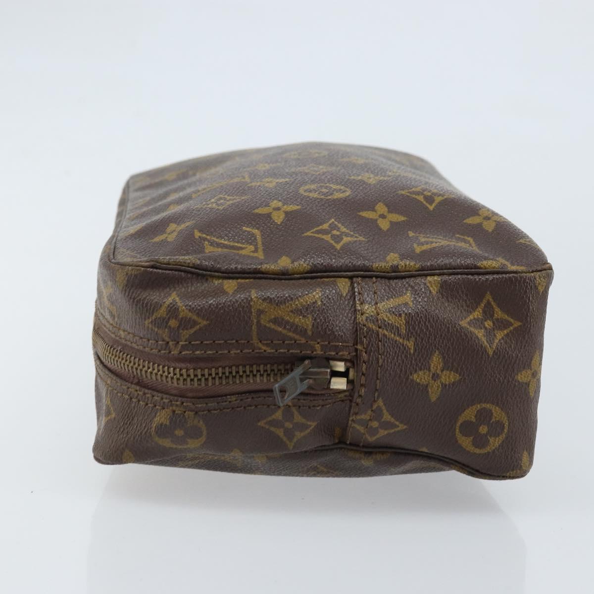 LOUIS VUITTON Monogram Trousse Toilette 28 Clutch Bag M47522 LV Auth BA10997