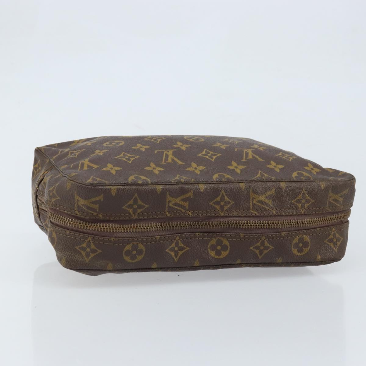 LOUIS VUITTON Monogram Trousse Toilette 28 Clutch Bag M47522 LV Auth BA10997