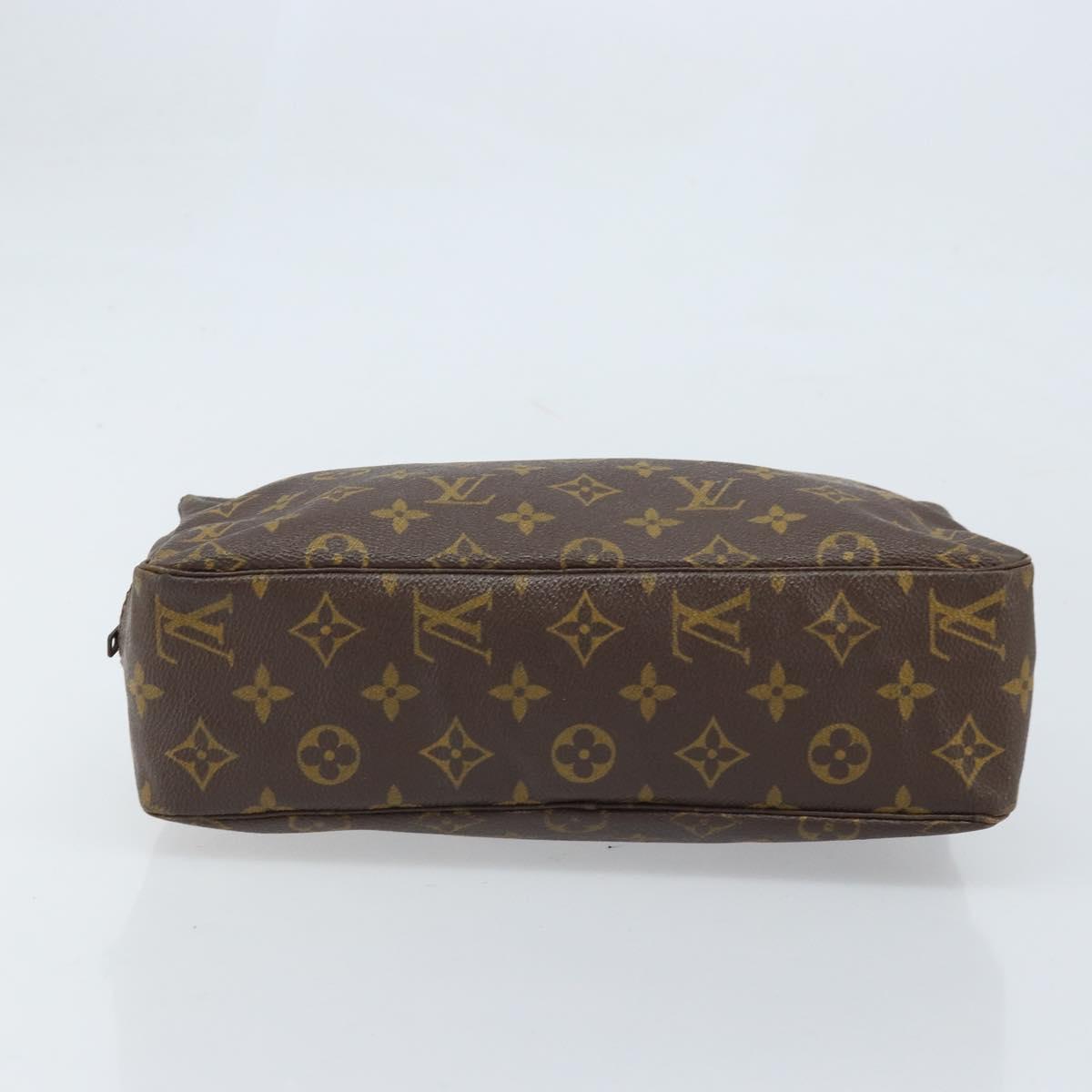 LOUIS VUITTON Monogram Trousse Toilette 28 Clutch Bag M47522 LV Auth BA10997