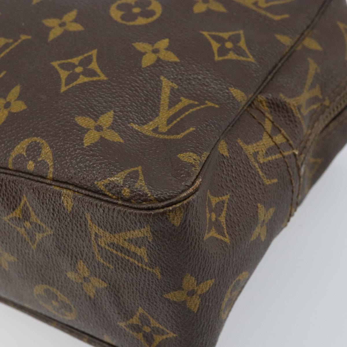 LOUIS VUITTON Monogram Trousse Toilette 28 Clutch Bag M47522 LV Auth BA10997