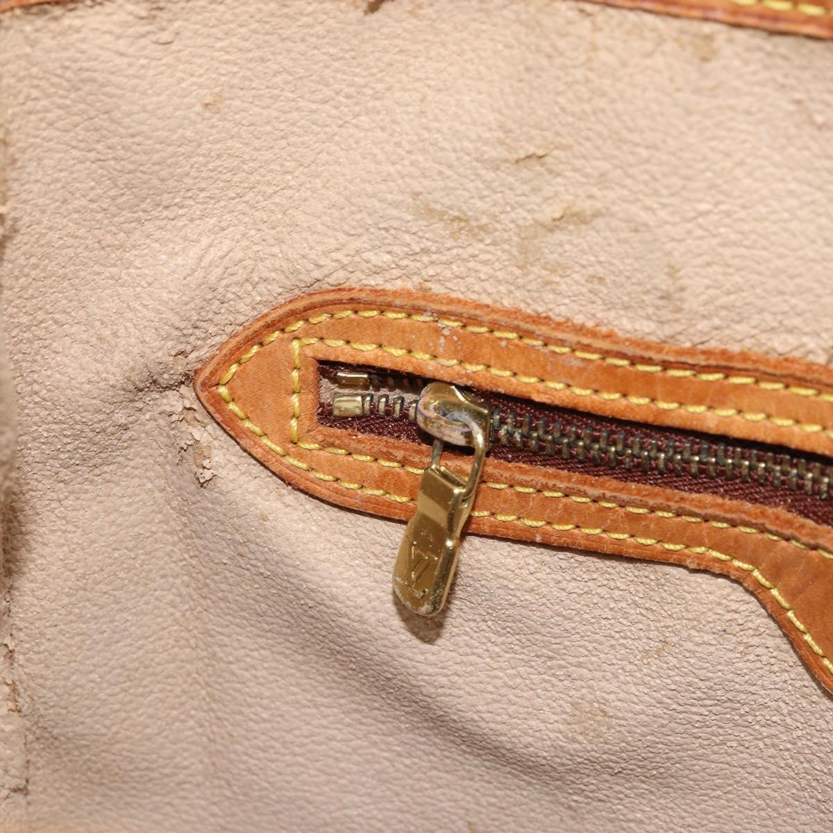 LOUIS VUITTON Monogram Bucket PM Shoulder Bag M42238 LV Auth BA11001