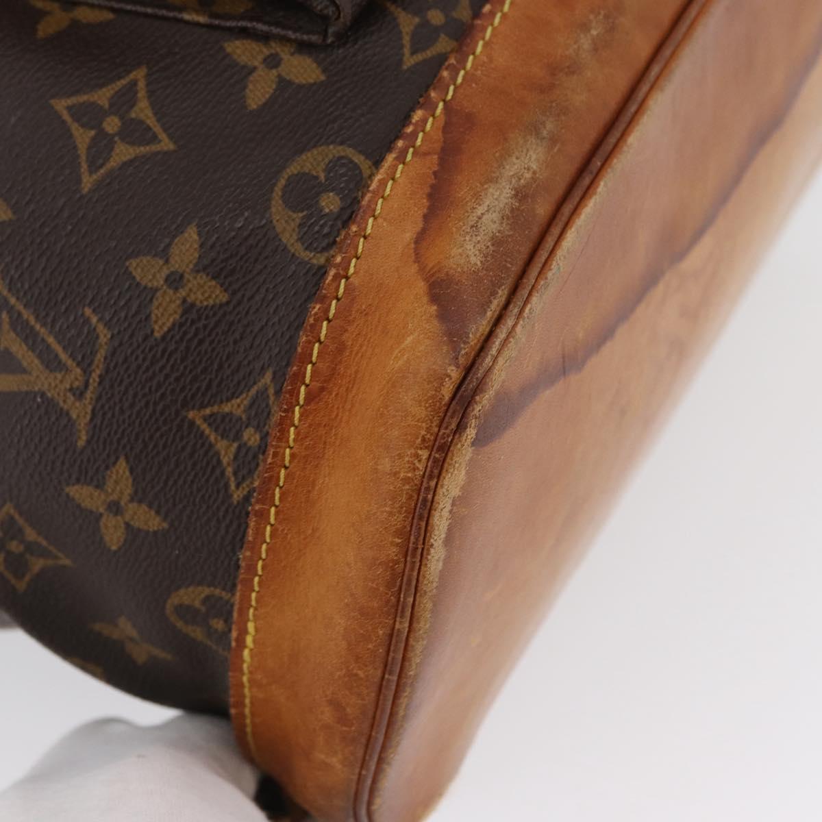 LOUIS VUITTON Monogram Montsouris GM Backpack M51135 LV Auth BA11002