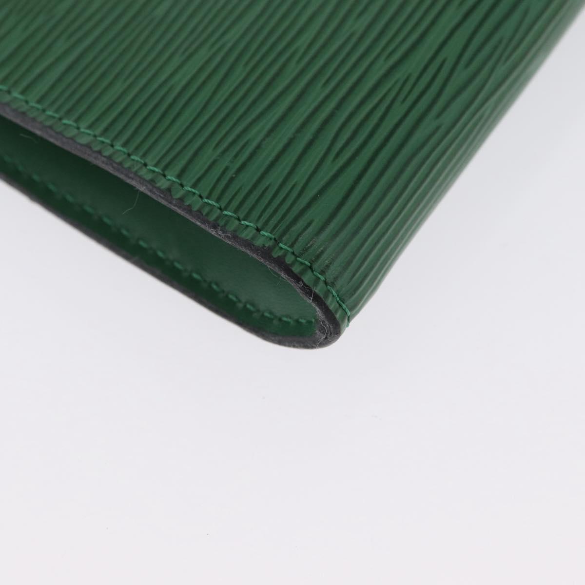 LOUIS VUITTON Epi Pochette Accessoires Accessory Pouch Green M52984 Auth BA11015