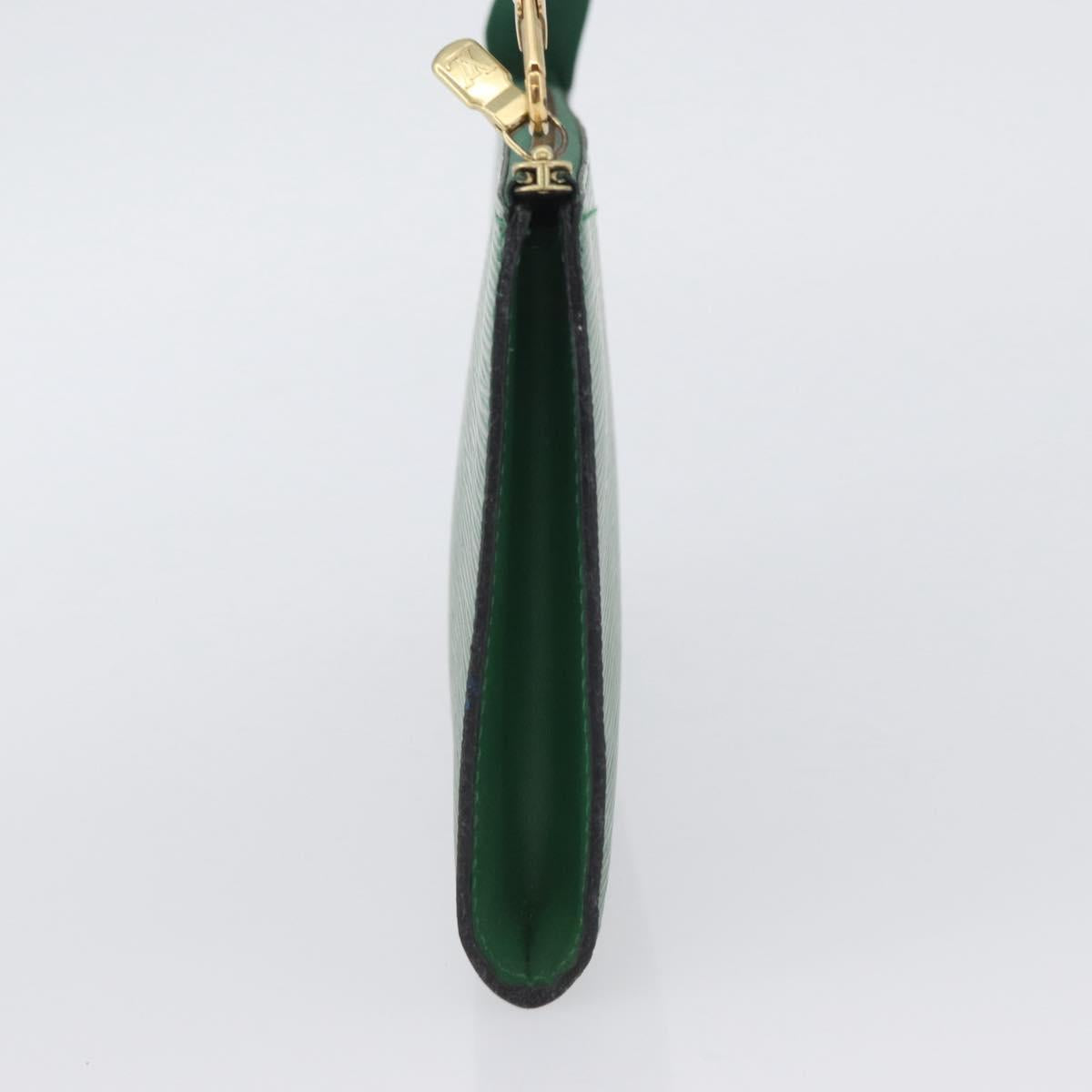 LOUIS VUITTON Epi Pochette Accessoires Accessory Pouch Green M52984 Auth BA11015