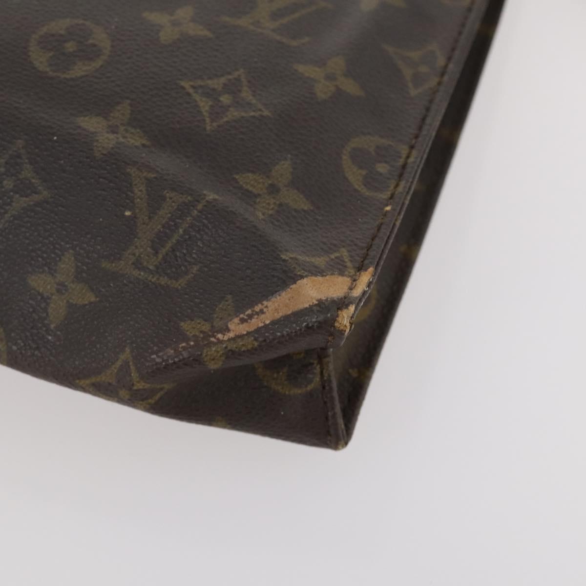 LOUIS VUITTON Monogram Poche Toilette 26 Pouch 2 Set M47542 LV Auth BA11016