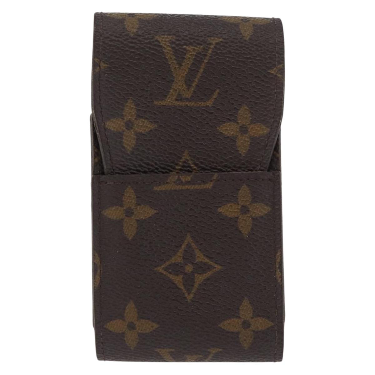 LOUIS VUITTON Monogram Etui Cigarette Case M63024 LV Auth BA11019