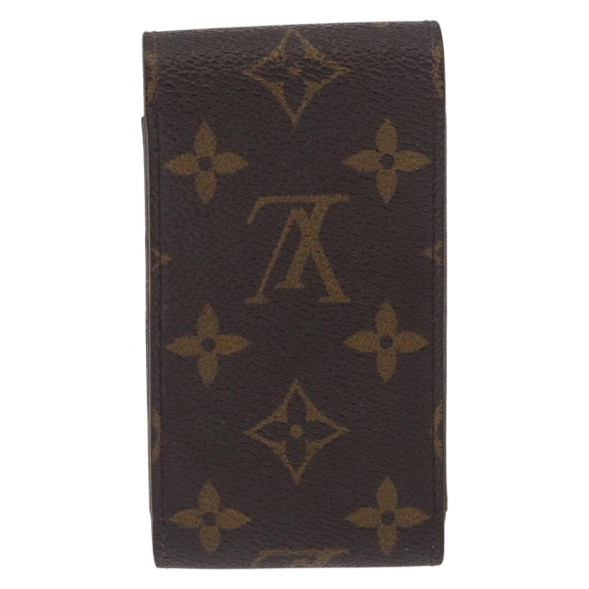 LOUIS VUITTON Monogram Etui Cigarette Case M63024 LV Auth BA11019
