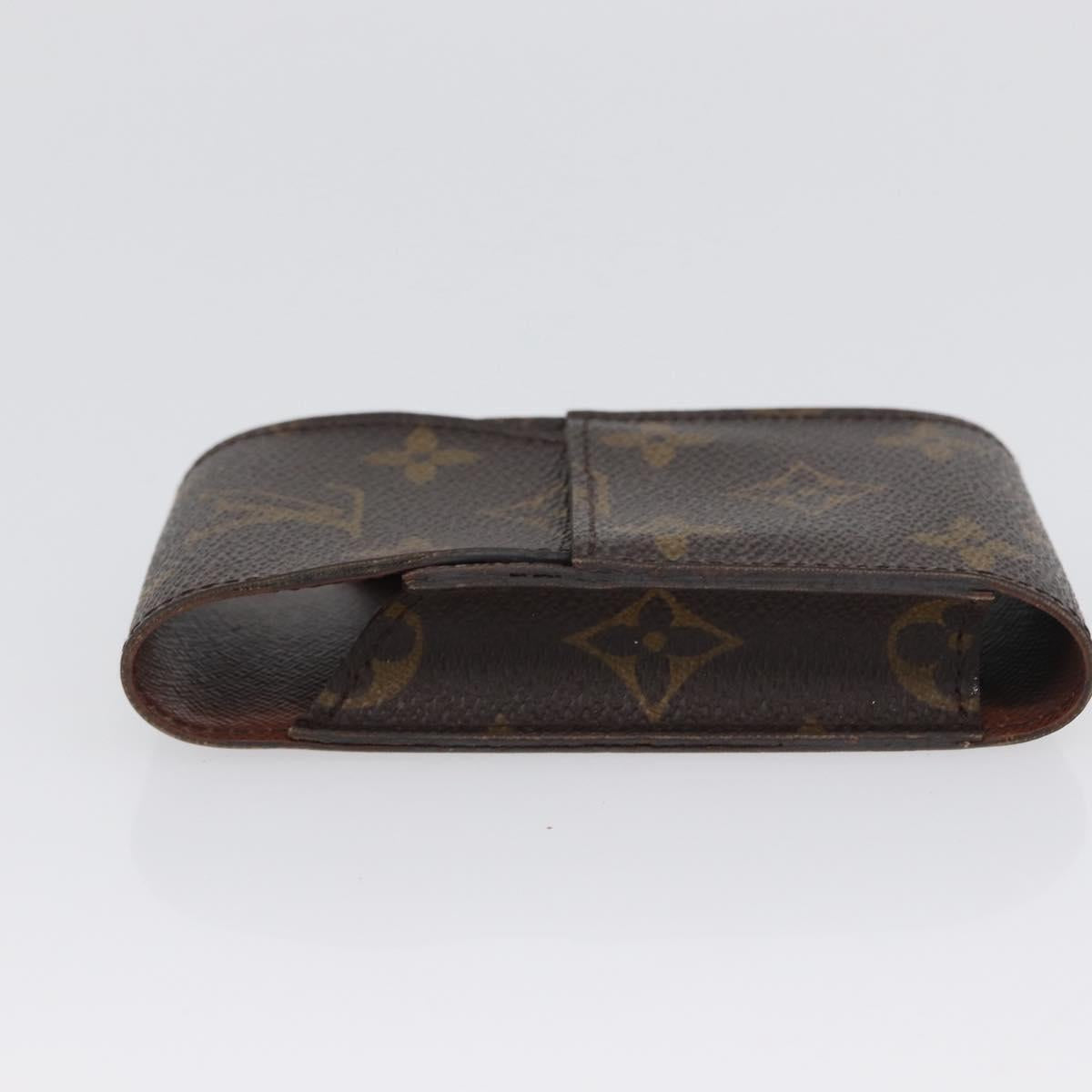 LOUIS VUITTON Monogram Etui Cigarette Case M63024 LV Auth BA11019