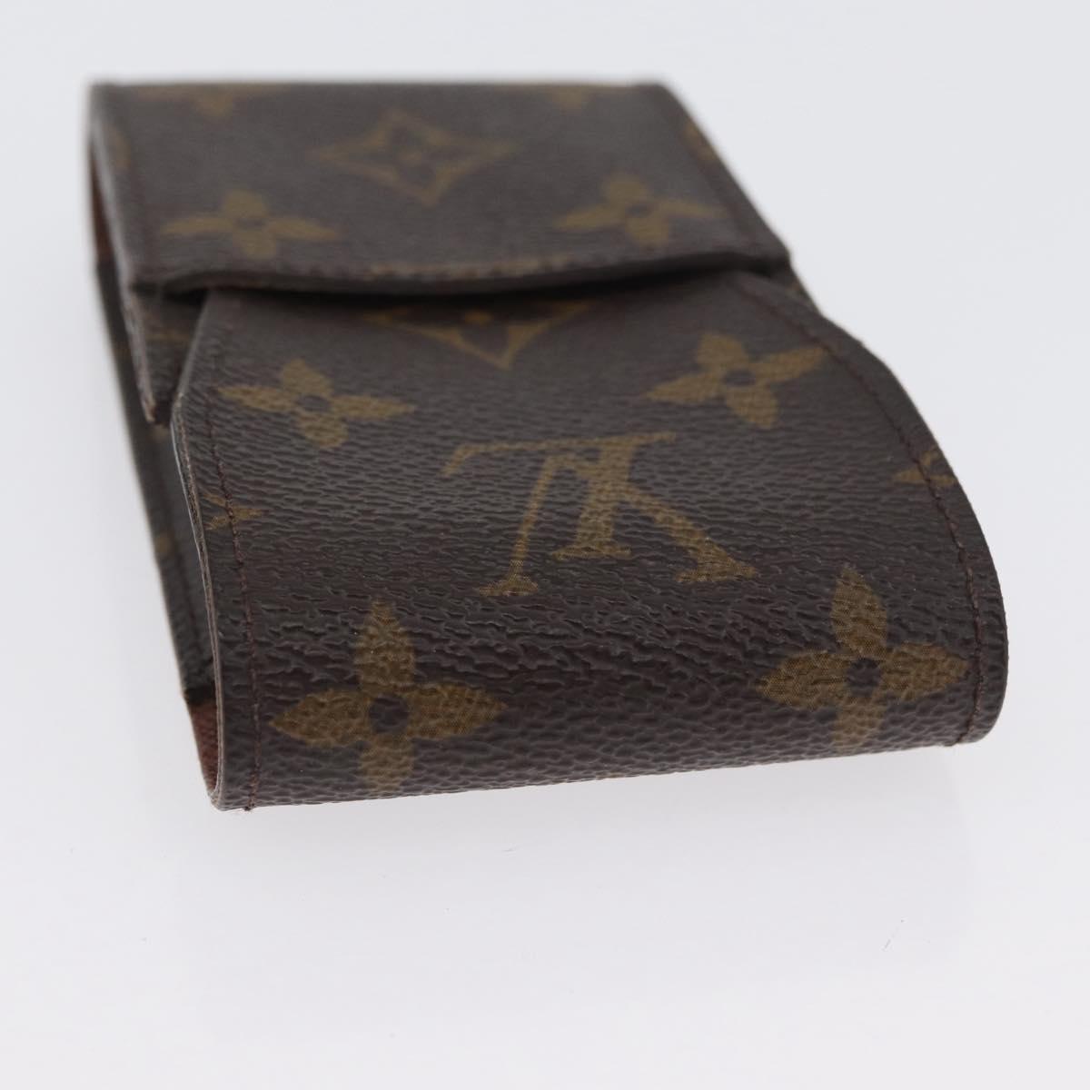LOUIS VUITTON Monogram Etui Cigarette Case M63024 LV Auth BA11019