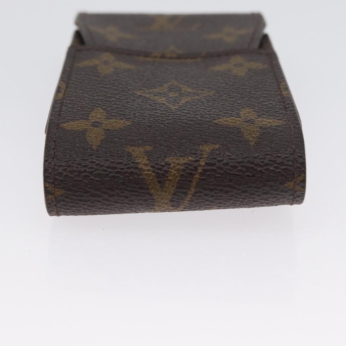 LOUIS VUITTON Monogram Etui Cigarette Case M63024 LV Auth BA11019