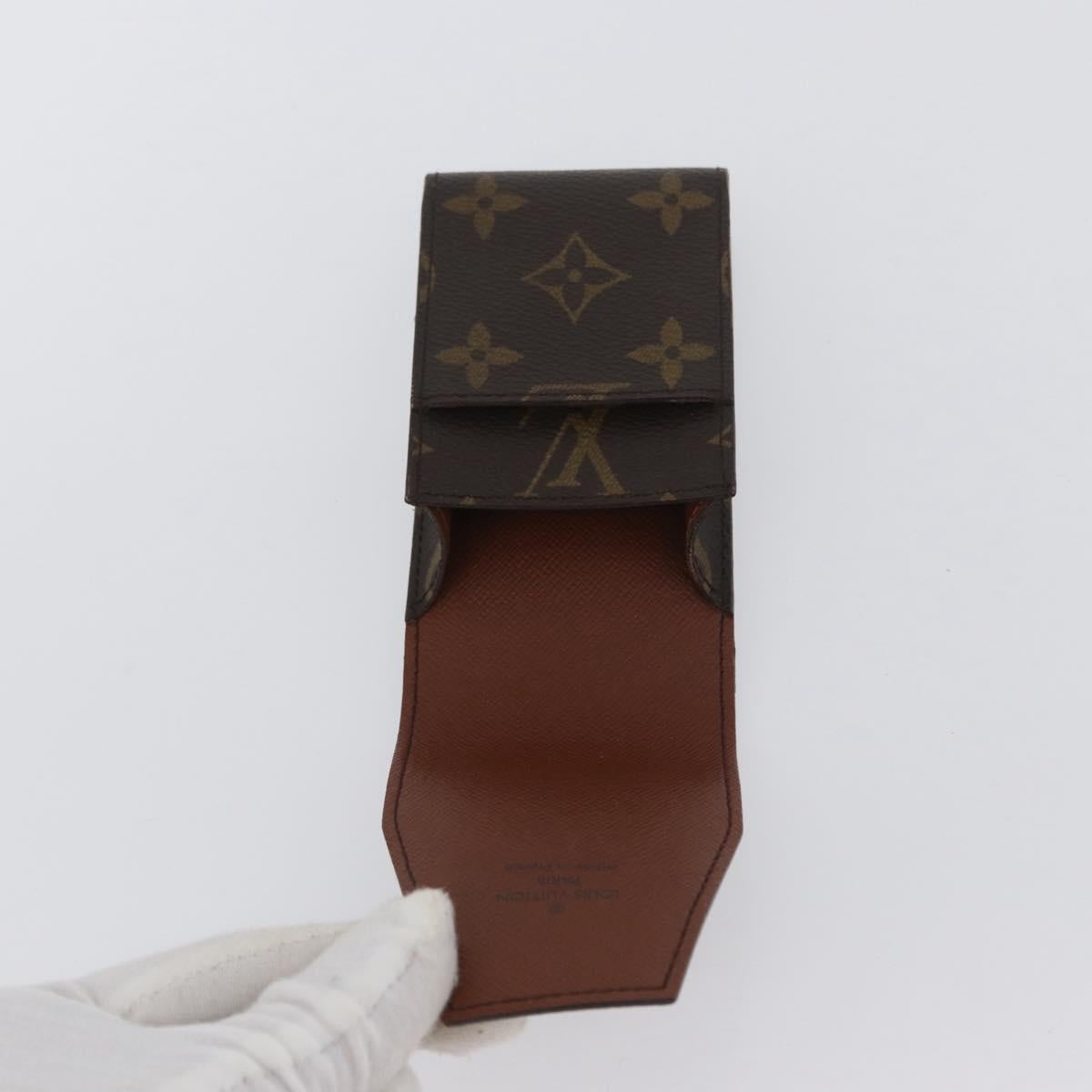 LOUIS VUITTON Monogram Etui Cigarette Case M63024 LV Auth BA11021