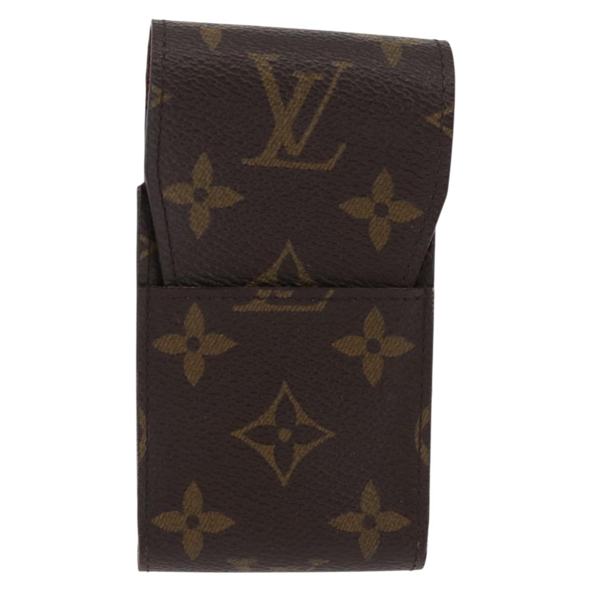 LOUIS VUITTON Monogram Etui Cigarette Case M63024 LV Auth BA11021