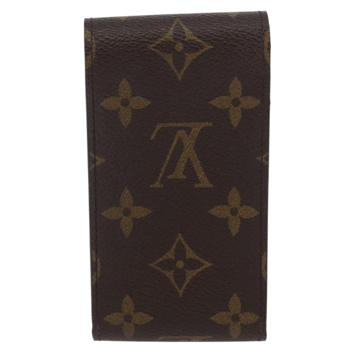 LOUIS VUITTON Monogram Etui Cigarette Case M63024 LV Auth BA11021