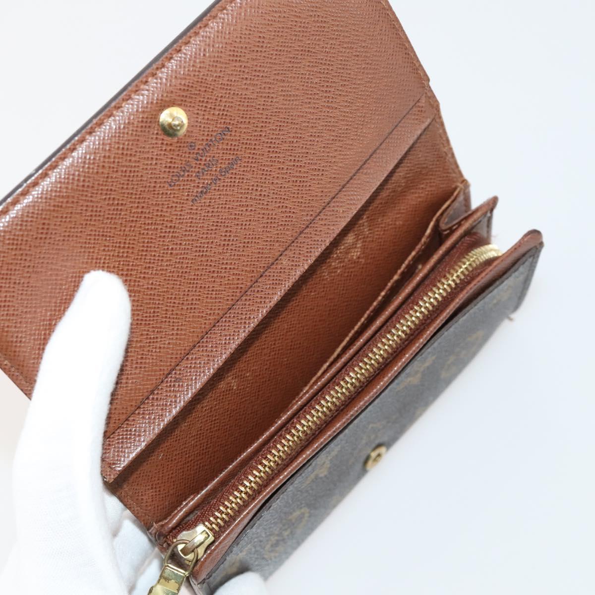 LOUIS VUITTON Monogram Wallet 4 Set LV Auth BA11024