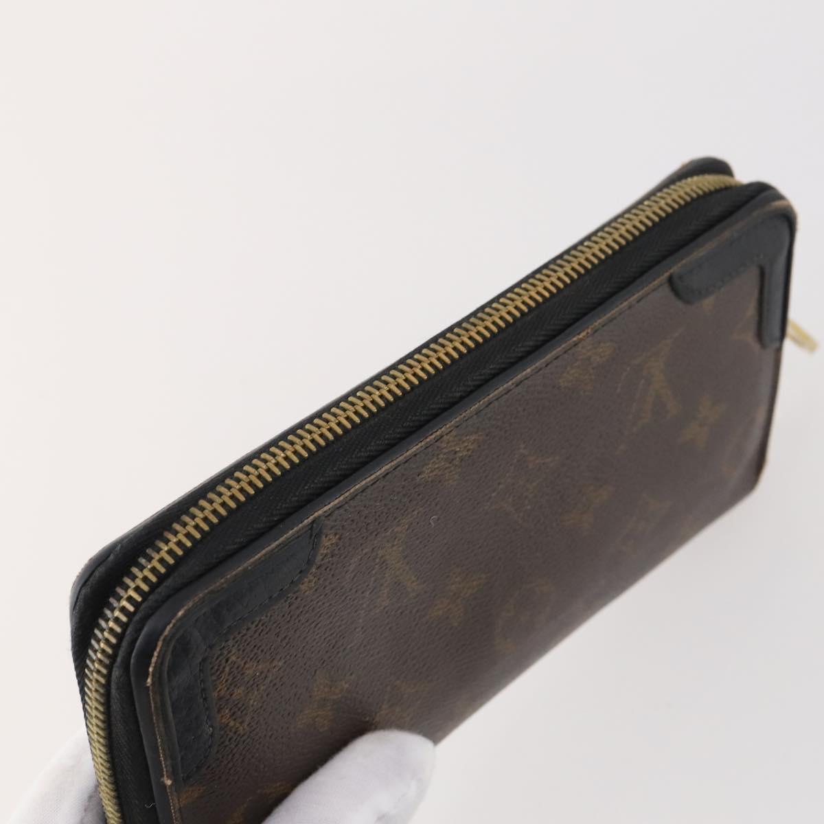LOUIS VUITTON Monogram Damier Azur Wallet 4 Set LV Auth BA11025