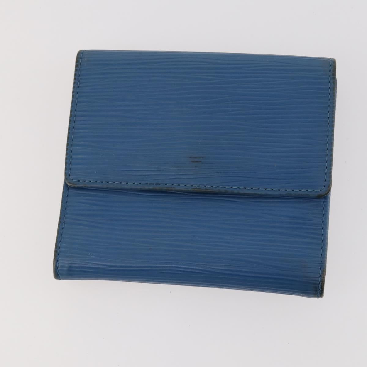 LOUIS VUITTON Epi Vernis Wallet Leather 4 Set Blue Black Red LV Auth BA11026