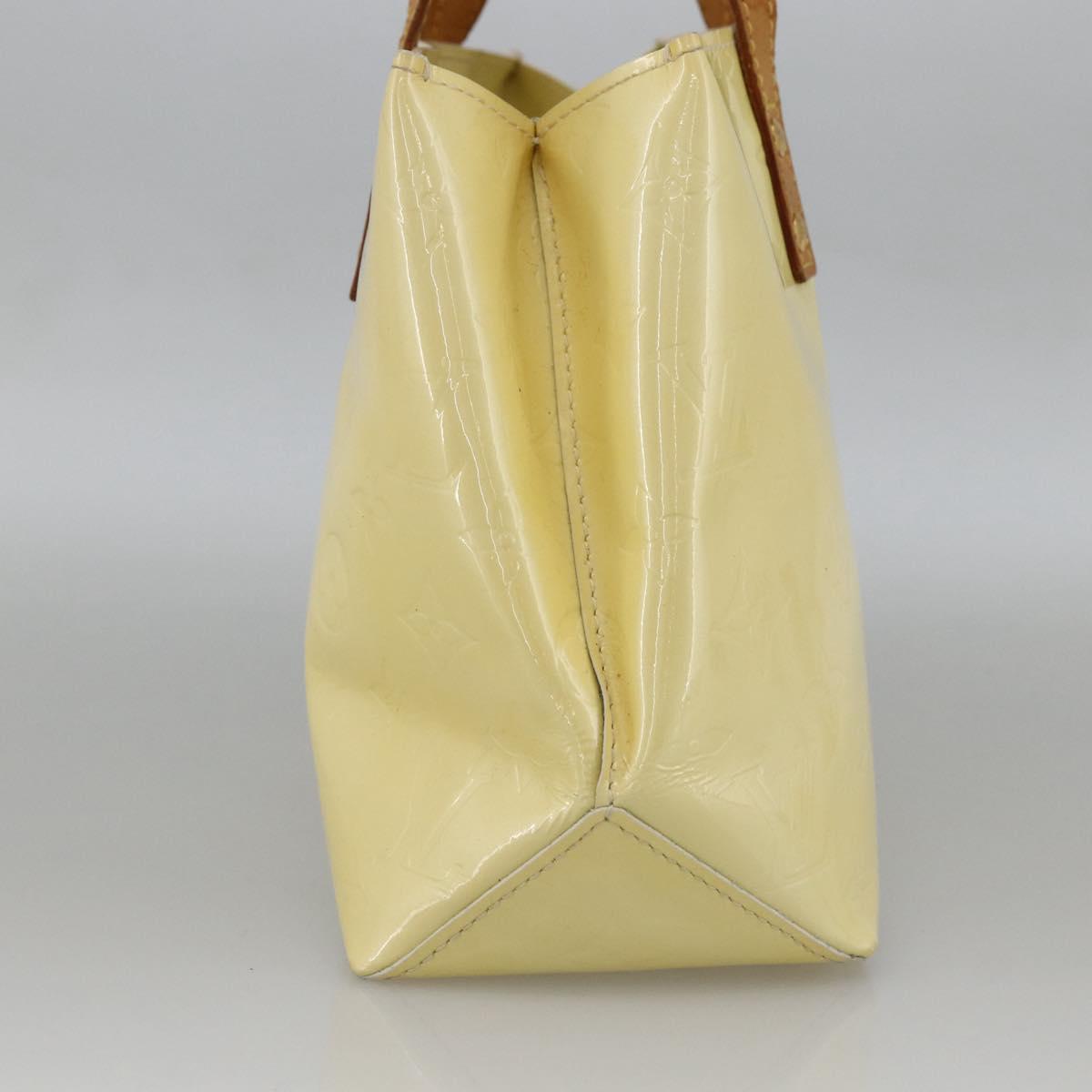 LOUIS VUITTON Monogram Vernis Reade PM Hand Bag Perle M91336 LV Auth BA11033