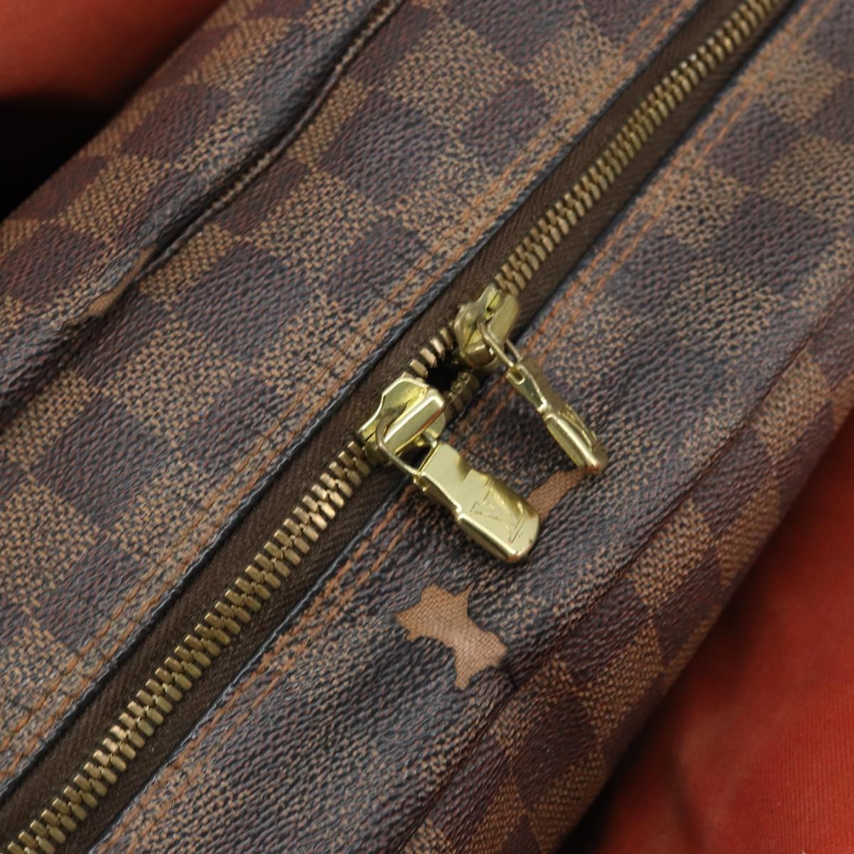 LOUIS VUITTON Damier Ebene Naviglio Shoulder Bag N45255 LV Auth BA11043