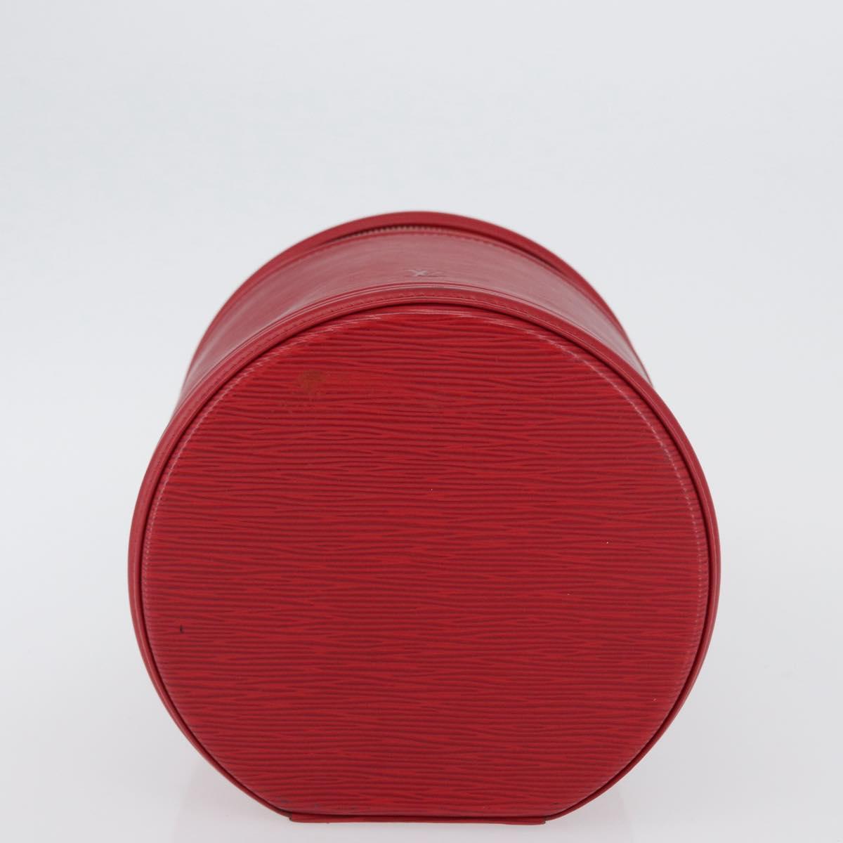 LOUIS VUITTON Epi Cannes Hand Bag Red M48037 LV Auth BA11044