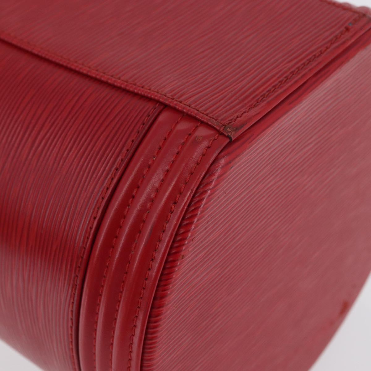 LOUIS VUITTON Epi Cannes Hand Bag Red M48037 LV Auth BA11044