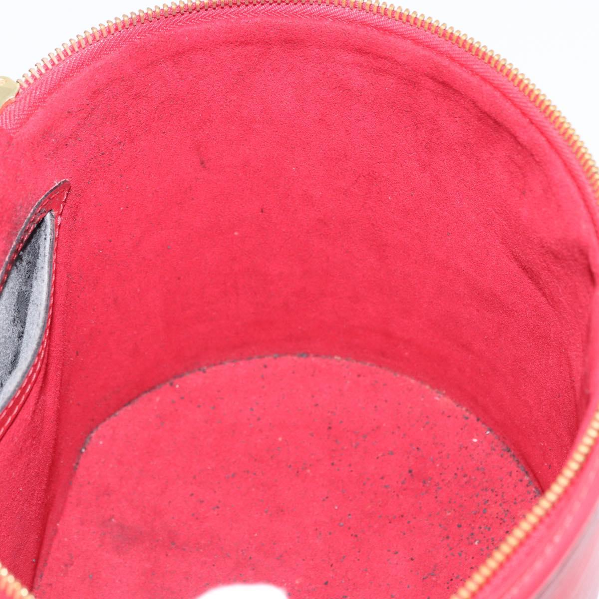LOUIS VUITTON Epi Cannes Hand Bag Red M48037 LV Auth BA11044