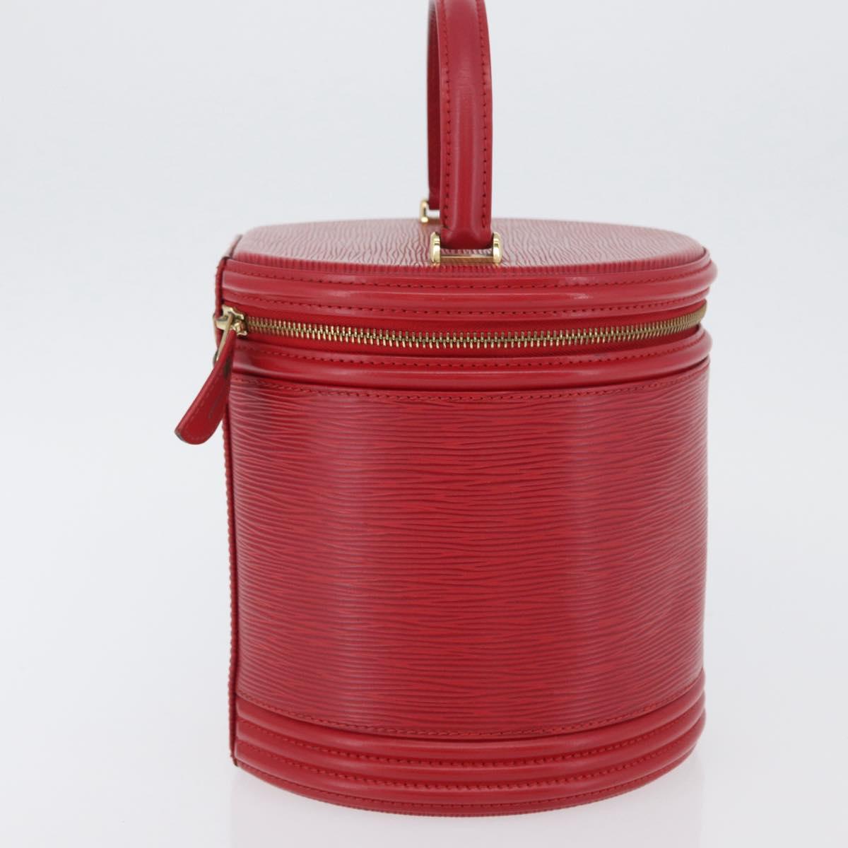 LOUIS VUITTON Epi Cannes Hand Bag Red M48037 LV Auth BA11044