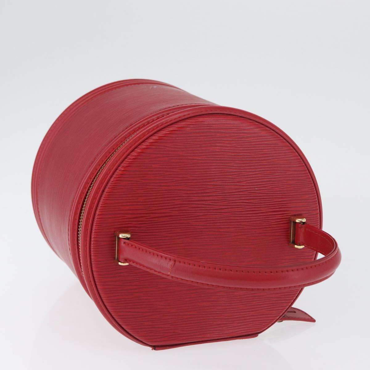 LOUIS VUITTON Epi Cannes Hand Bag Red M48037 LV Auth BA11044