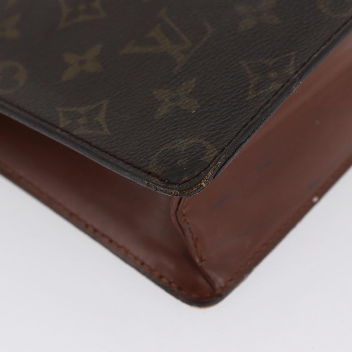 LOUIS VUITTON Monogram Pochette Homme Clutch Bag M51795 LV Auth BA11049
