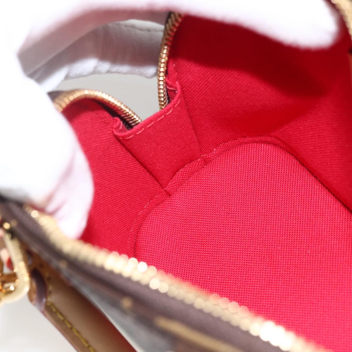 LOUIS VUITTON Monogram Cherry Nano Alma Hand Bag M13416 LV Auth BA11050SM