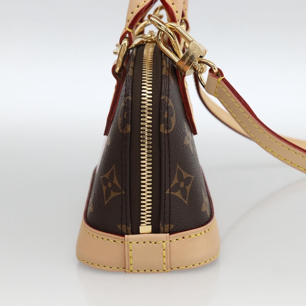 LOUIS VUITTON Monogram Cherry Nano Alma Hand Bag M13416 LV Auth BA11050SM