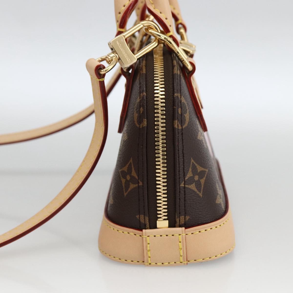 LOUIS VUITTON Monogram Cherry Nano Alma Hand Bag M13416 LV Auth BA11050SM