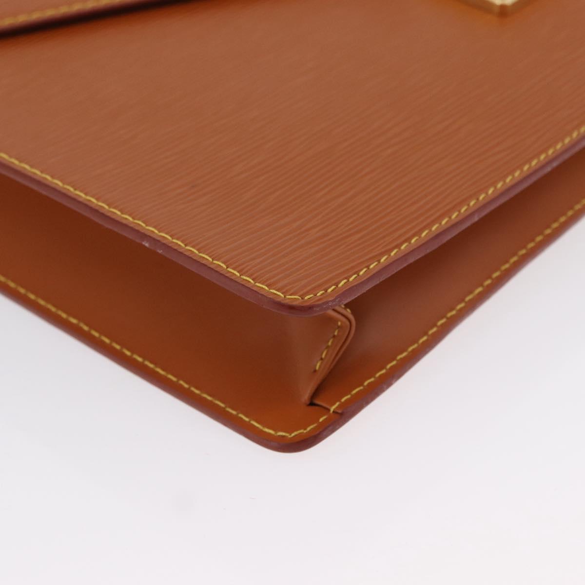 LOUIS VUITTON Epi Porte Documents Bandouliere Briefcase M54468 Auth BA11052