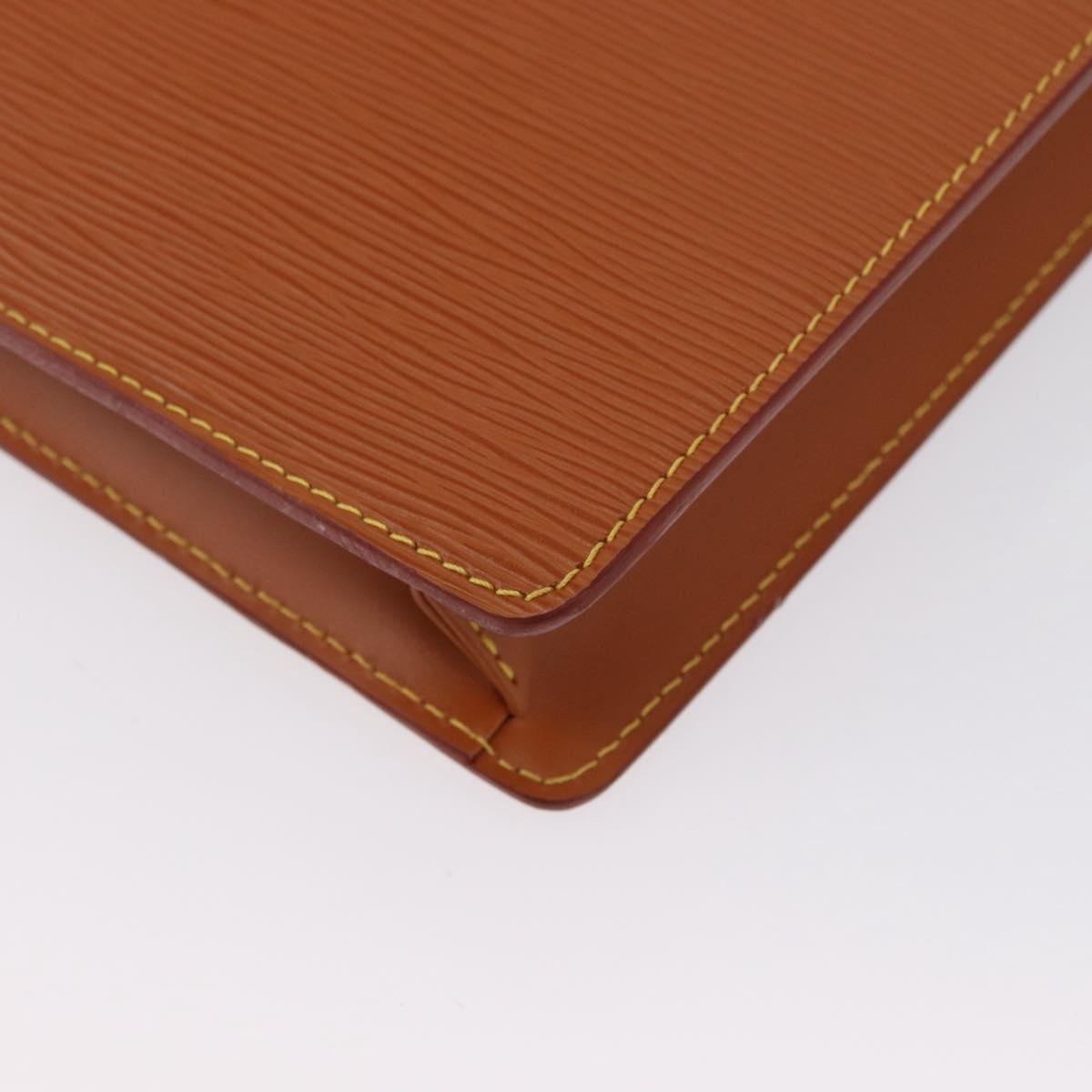 LOUIS VUITTON Epi Porte Documents Bandouliere Briefcase M54468 Auth BA11052
