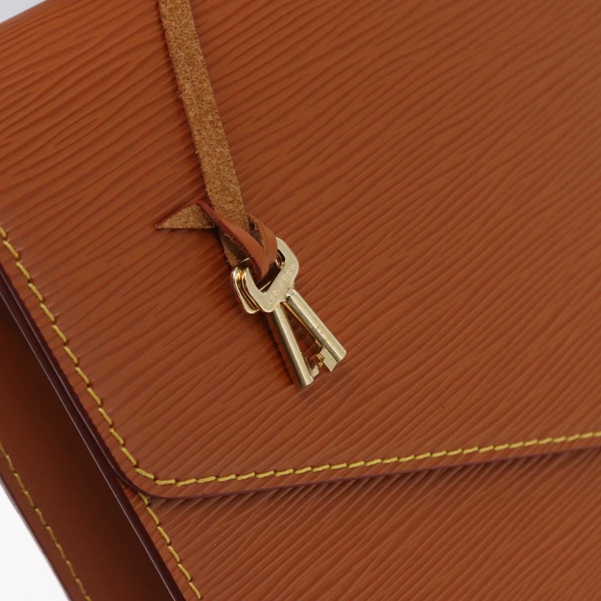 LOUIS VUITTON Epi Porte Documents Bandouliere Briefcase M54468 Auth BA11052